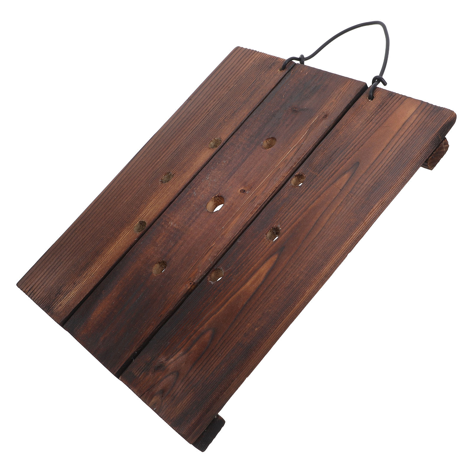 Vertical Planter - Pannello di montaggio in legno brunito