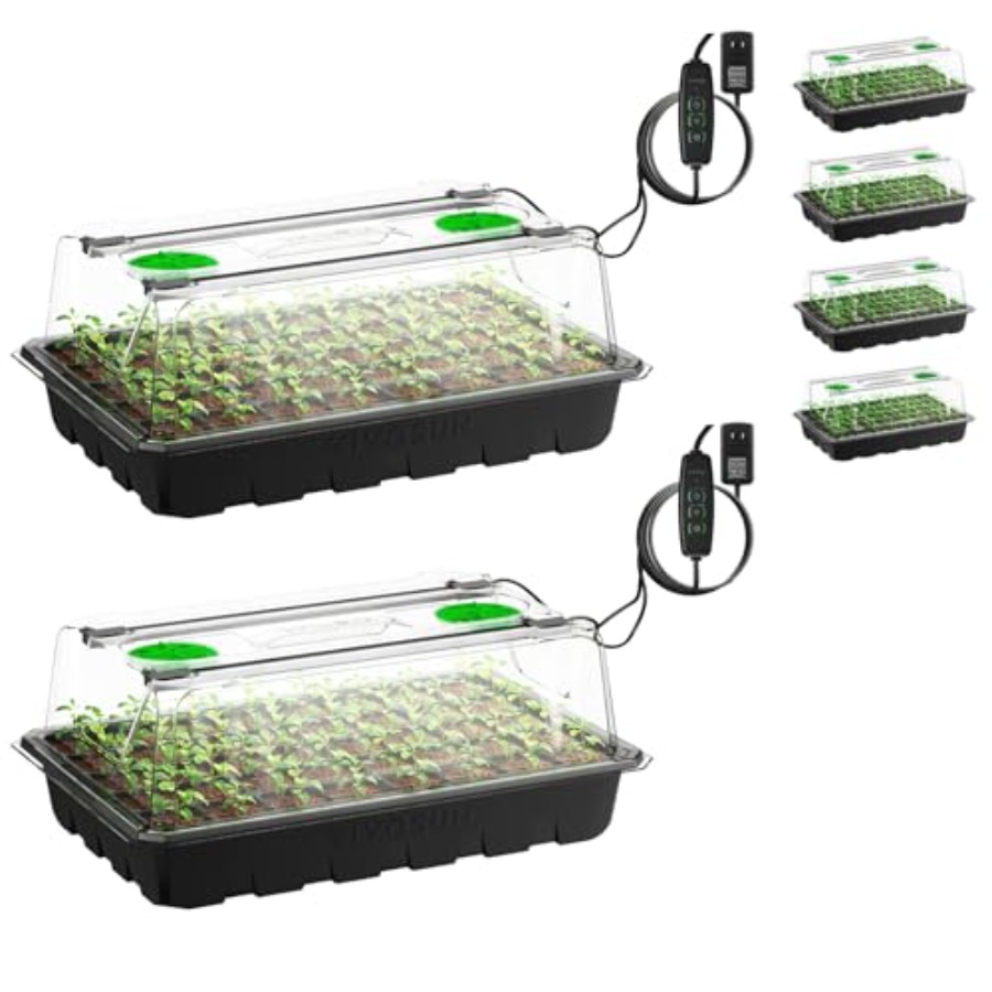 Seed Starter Tray - Confezione da 6 vassoi per la