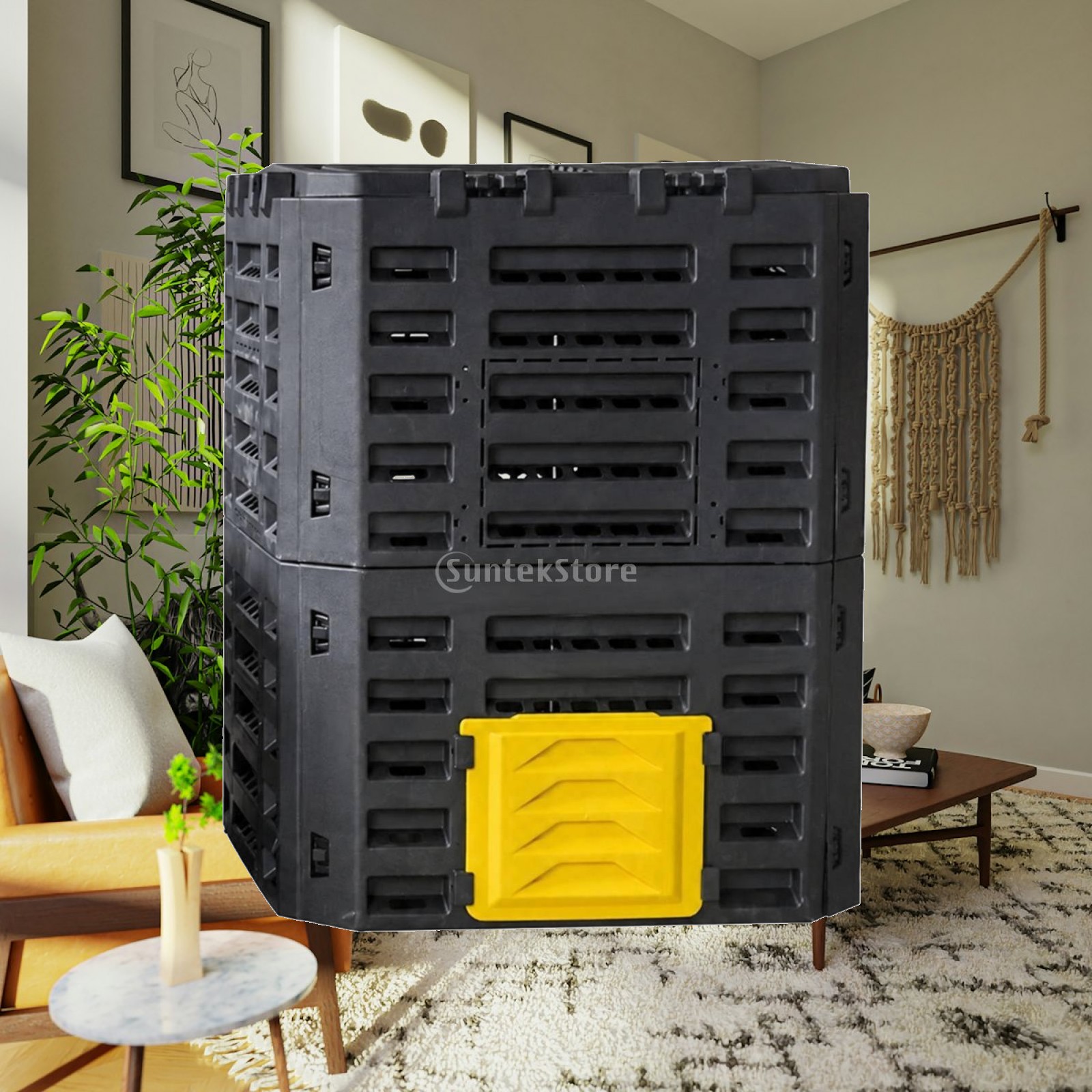 Compost Bin - Contenitore per Compostaggio da Giardino con