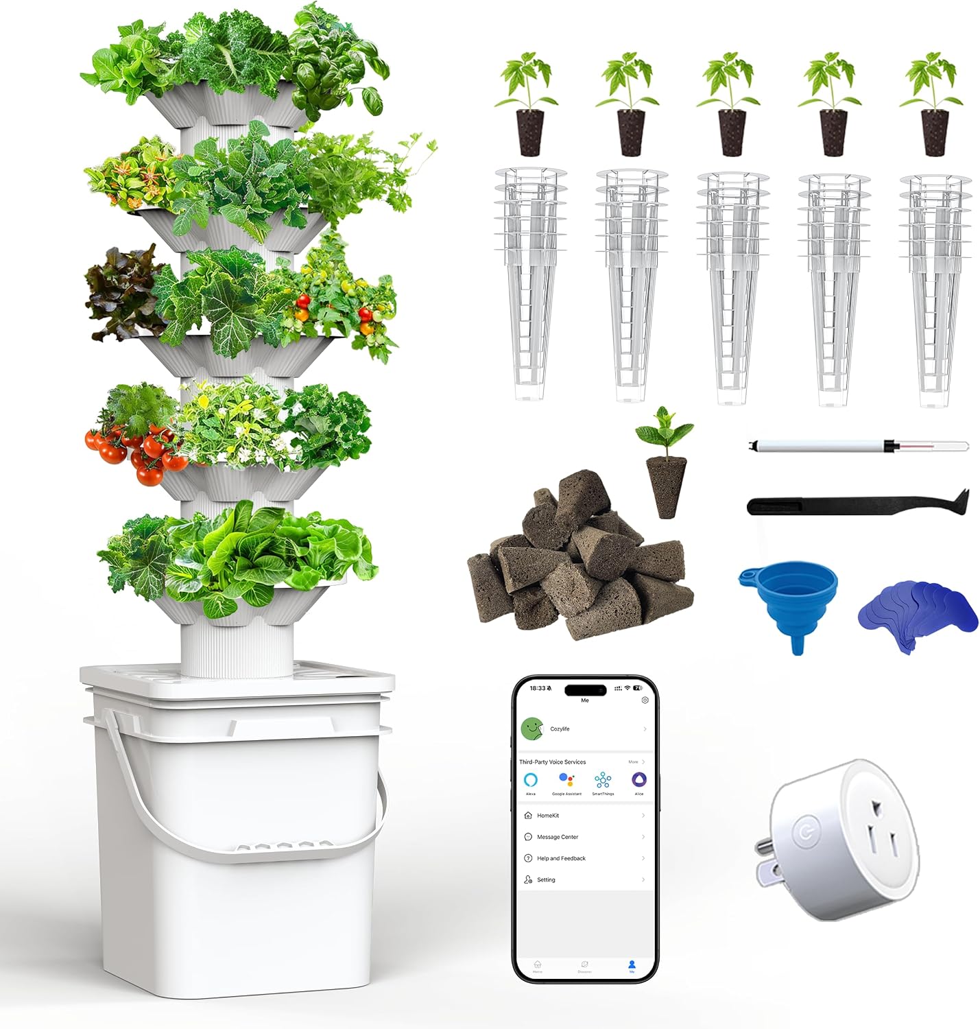 Hydroponic Kit - Kit Sistema di Coltivazione Idroponica a