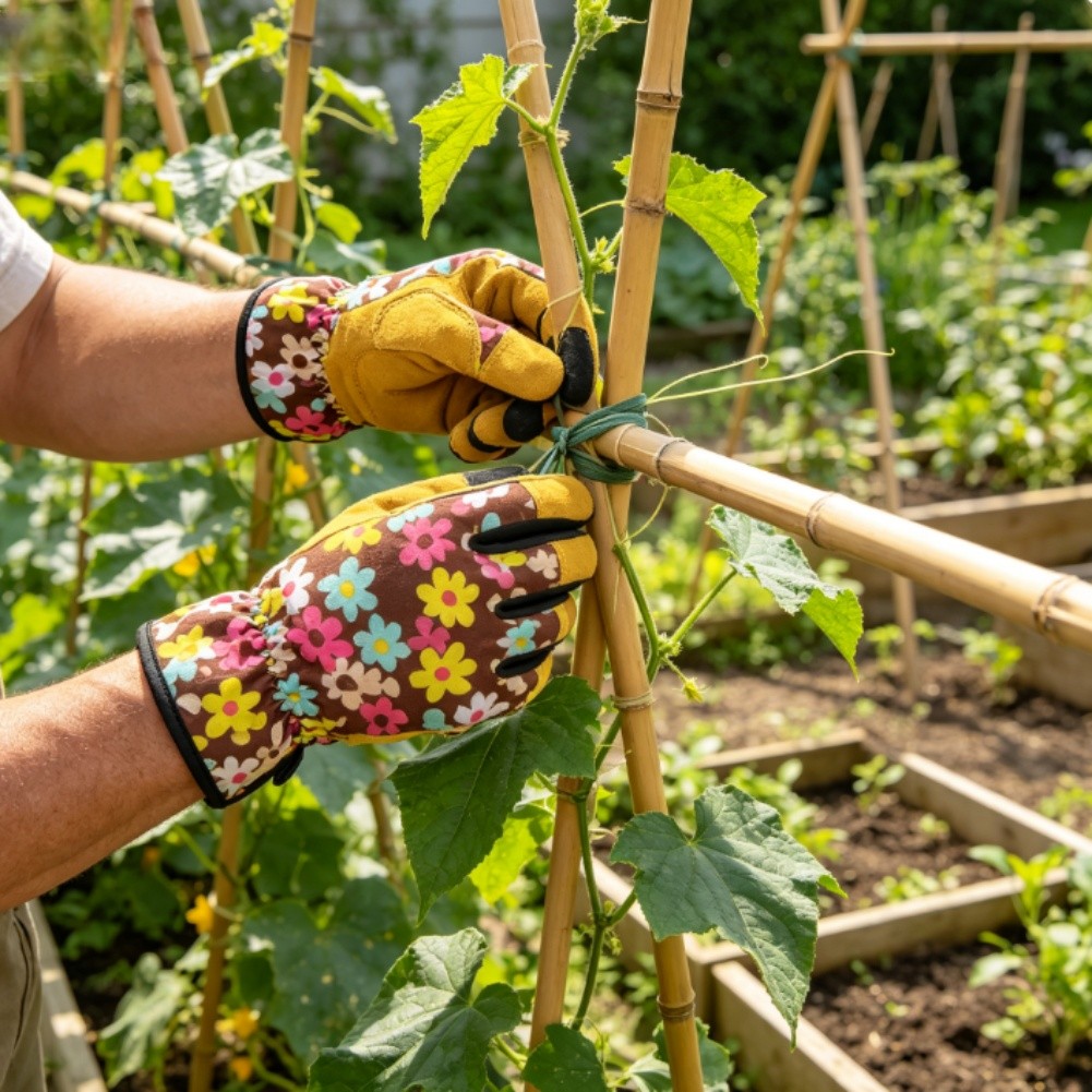 Garden Gloves - Guanti da giardinaggio senza dita, ideali