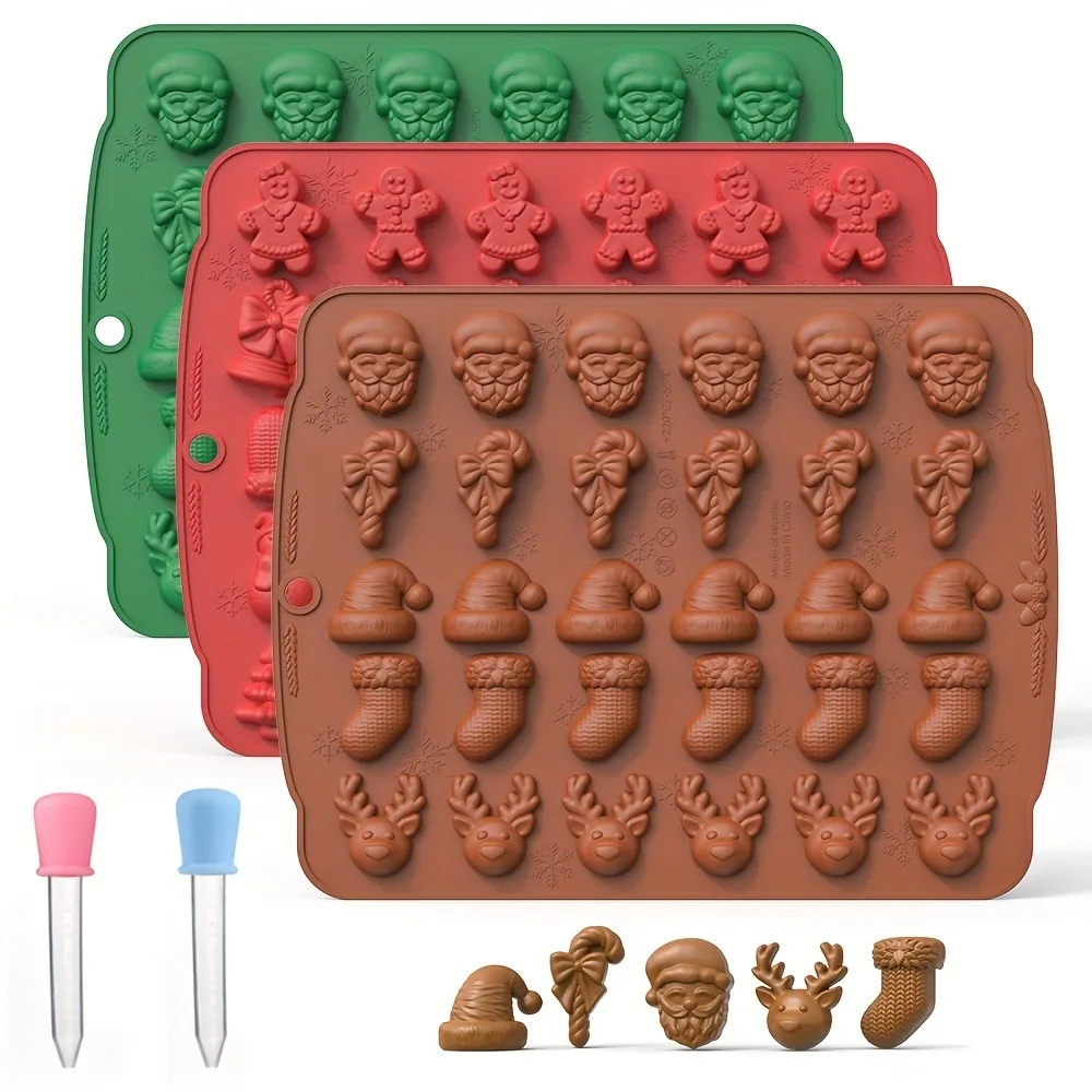 Garden Gloves - Stampo per cioccolato in silicone natalizio,