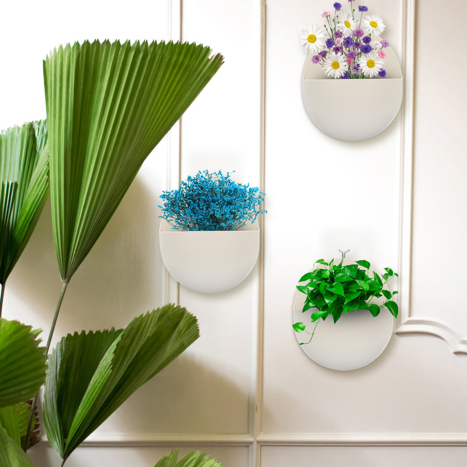 Vertical Planter - 4 vasi da balcone per fiori,