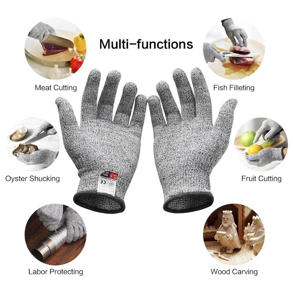Garden Gloves - Guanti Antitaglio Livello 5 HPPE per