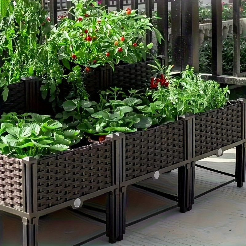 Raised Garden Bed - Fioriera Rialzata da Giardino, Contenitore per