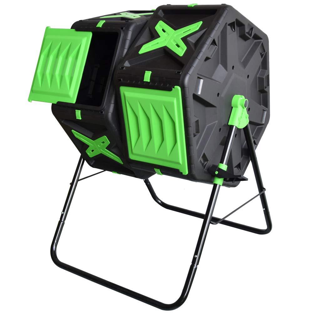 Compost Bin - Compostiera Rotante a Doppia Camera in
