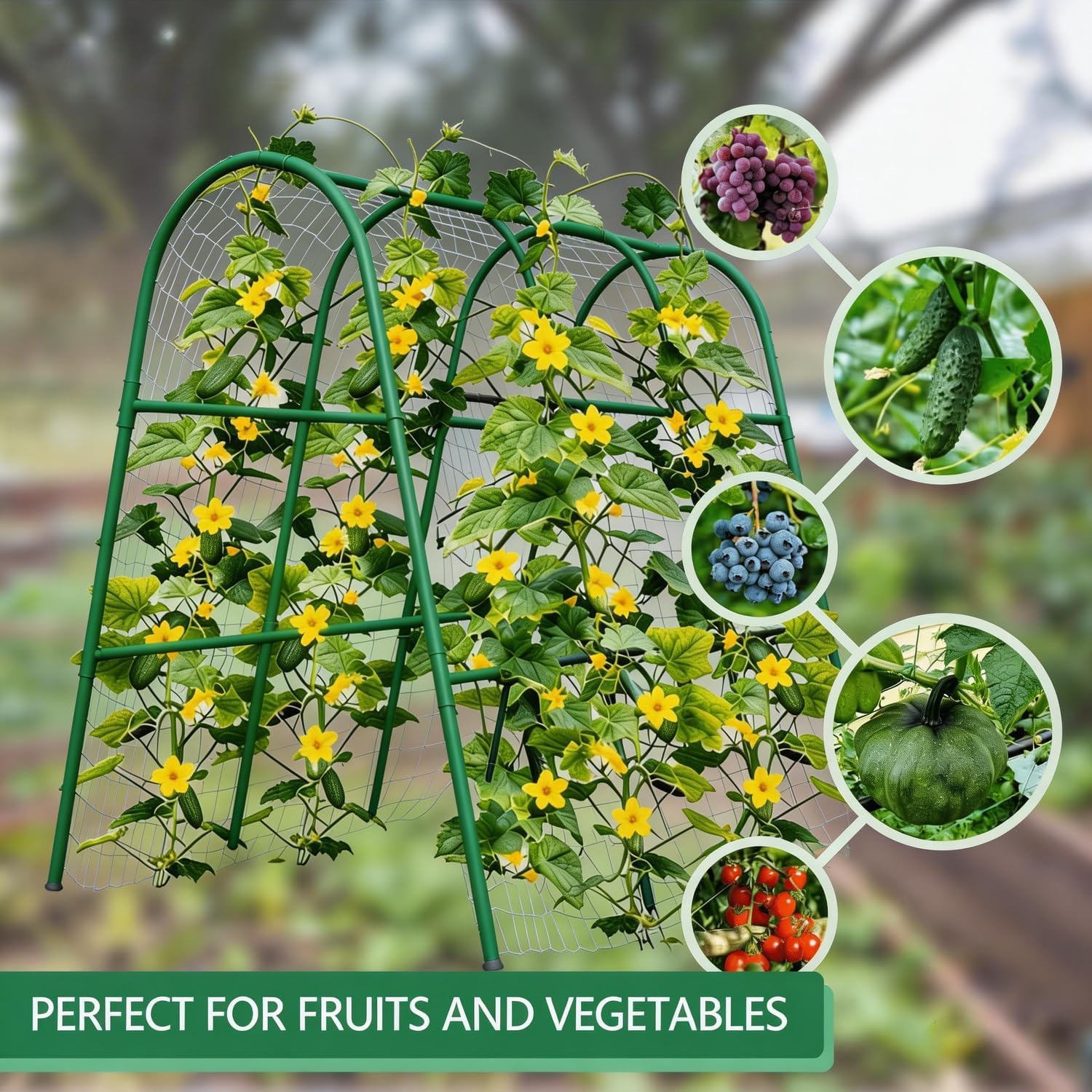 Arco da Giardino 4x5.3FT per A - Raised Garden Bed recensione e prezzo