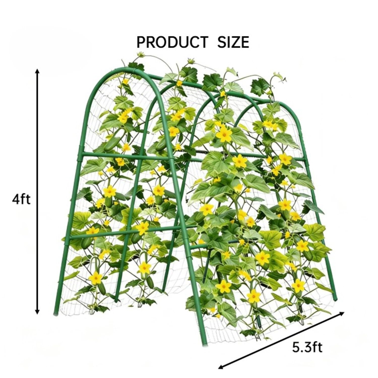 Arco da Giardino 4x5.3FT per A - Raised Garden Bed recensione e prezzo