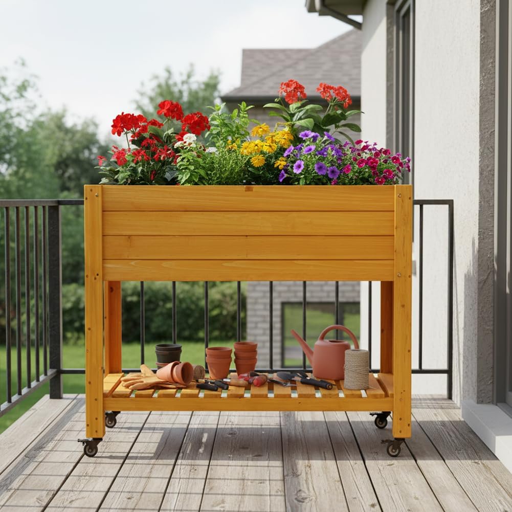 Fioriera Rialzata Mobile in Le - Raised Garden Bed recensione e prezzo