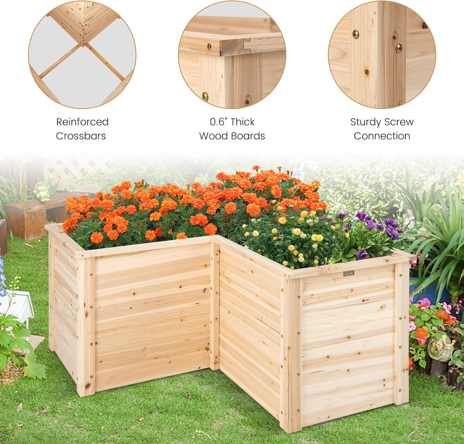 Fioriera rialzata in legno mas - Raised Garden Bed recensione e prezzo