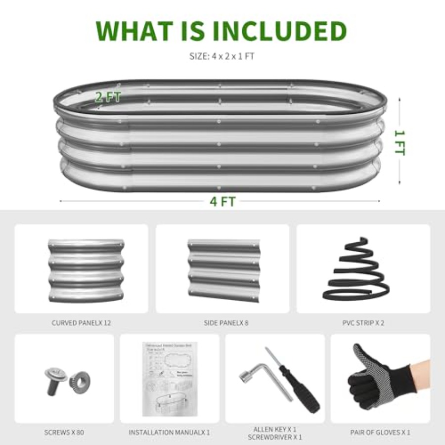 Kit per Aiuole Rialzate Ovali  - Raised Garden Bed recensione e prezzo