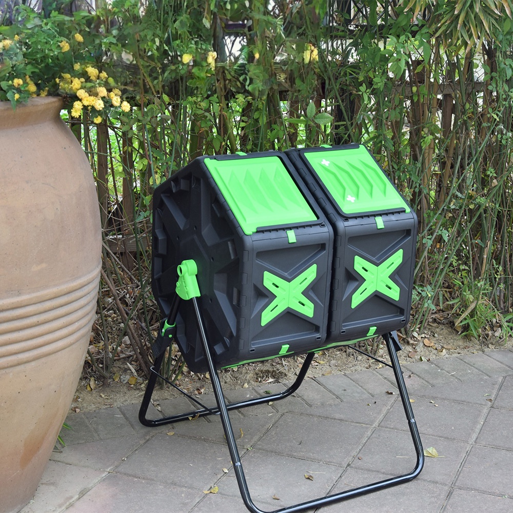 Compostiera Rotante a Doppia C - Compost Bin recensione e prezzo